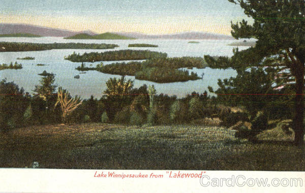 Lake Winnipesaukee From Lakewood New Hampshire