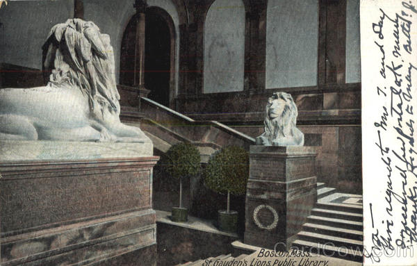 St. Gauden's Lions Public Library Boston Massachusetts