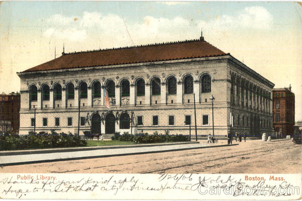 Public Library Boston Massachusetts