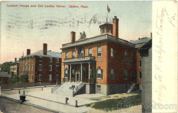 Custom House And Old Ladies Home Salem Massachusetts