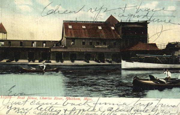 Boat House Charles River Waltham Massachusetts