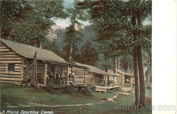 A Maine Sporting Camp Scenic