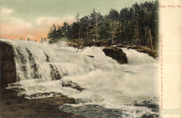 Hiram Falls Scenic Maine