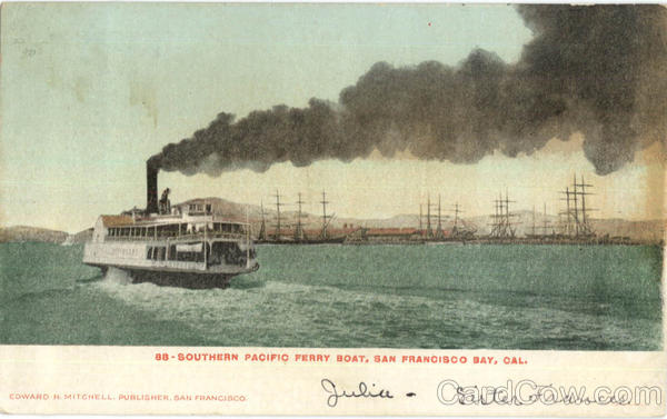 Southern Pacific Ferry Boat San Francisco California