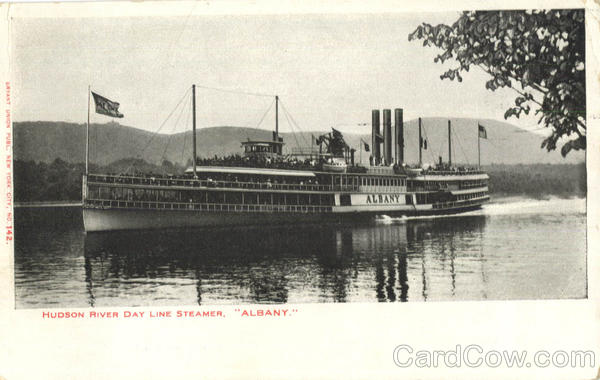 Hudson River Day Line Steamer Albany Steamers