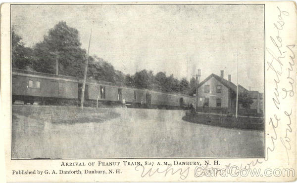 Arrival Of Peanut Train Danbury New Hampshire