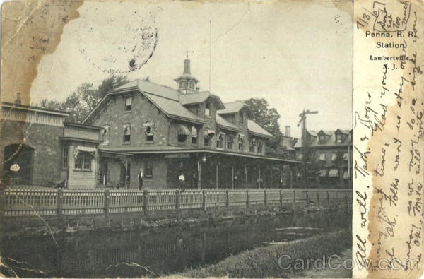 Penna R. R. Station Lambertville New Jersey