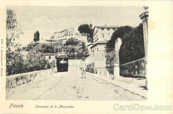 Panorama di. S. Alessandro Fiesole Italy Trains, Railroad