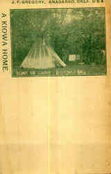 A Kiowa Home Postcard