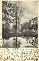 C. N. W. Bridge Belvidere, IL Postcard Postcard