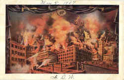 The San Francisco Disaster By Quake And Fire 1906 Postcard