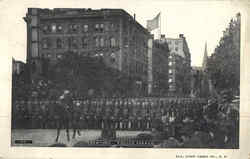Police Parade New York City, NY Postcard Postcard
