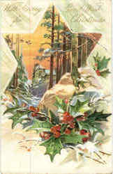 Good Wish Christmas Postcard