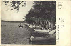 Along The Shore, Canobie Lake Park Postcard