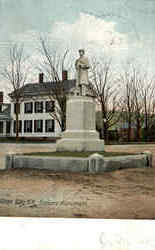 Soldiers Monument Alton Bay, NH Postcard Postcard