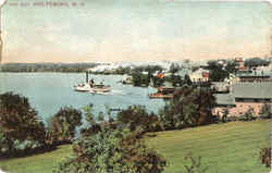 The Bay Wolfeboro New Hampshire Postcard Postcard