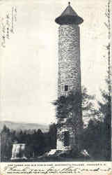 The Tower And Old Pine Stump, Dartmouth College Postcard