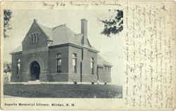 Ingalls Memorial Library Rindge, NH Postcard Postcard