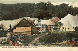 Camp Ground In 1865 Alton Bay, NH Postcard Postcard