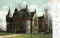 Public Library Postcard