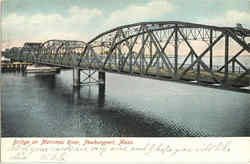 Bridge On Merrimac River Postcard