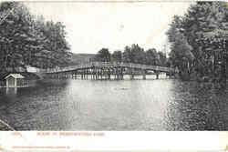 Scene At Merrymeeting Park Brunswick, ME Postcard Postcard