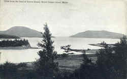 View From The Head Of Somes Sound Mount Desert Island, ME Postcard Postcard