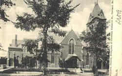 Williston Church Postcard