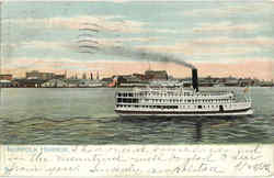 Norfolk Harbor Virginia Postcard Postcard