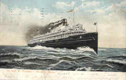 D. And B. Steamer Western States Postcard