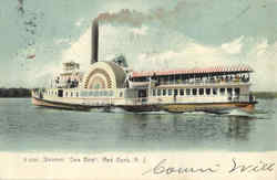 Steamer Sea Bird Red Bank, NJ Postcard Postcard