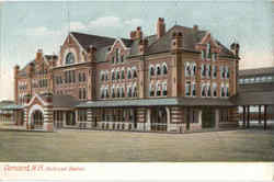 Railroad Station Postcard