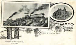 The Alamo Colorado Springs Postcard