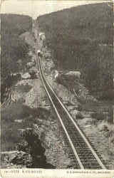 Otis Railroad Trains, Railroad Postcard Postcard