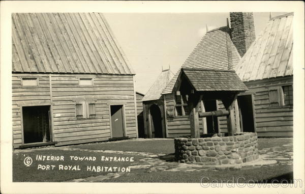 Interior Toward Entrance, Port Royal Habitation NS Canada