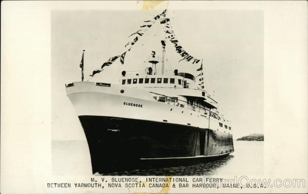 M.V. Bluenose, International Car Ferry Between Yarmouth, Nova Scotia Canada & Bar Harbour, Maine