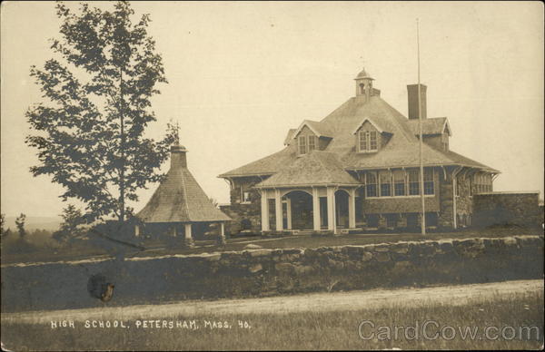 High School and Grounds Petersham Massachusetts