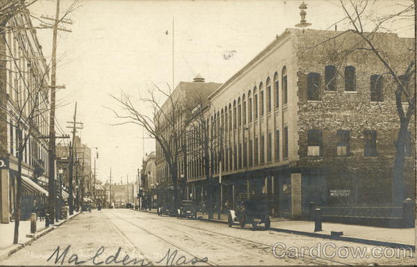 Street Scene Malden Massachusetts