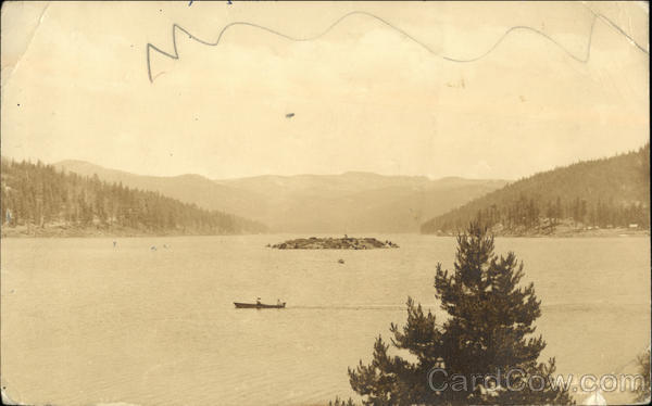 Vie of Island in Lake Huntington California