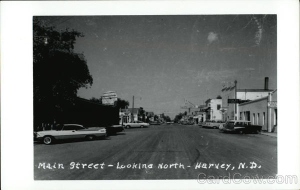 Main Street Looking North Harvey North Dakota