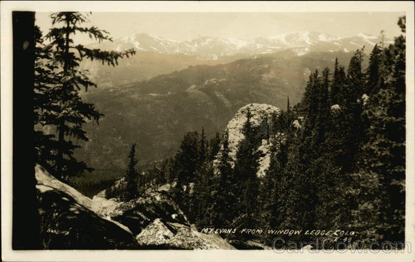 Mt. Evans from Window Ledge Colorado