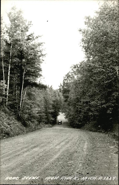 Road Scene Iron River Michigan