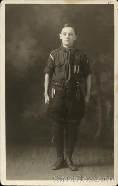 Canada Boy Scout Studio Portrait Boy Scouts