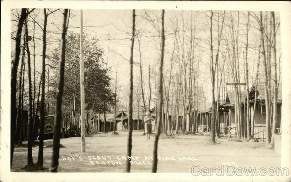 Boy Scout Camp at the Lake Fenton Michigan