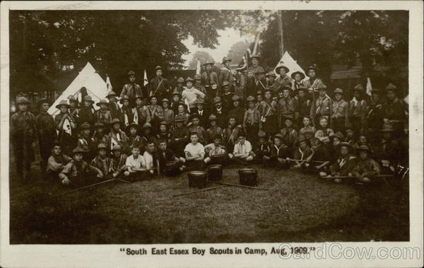 South East Essex Boy Scouts in Camp, Aug. 1909