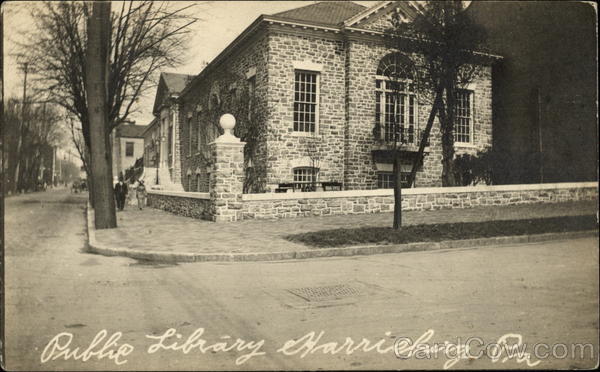 Street View of Public Library Harrisburg Pennsylvania