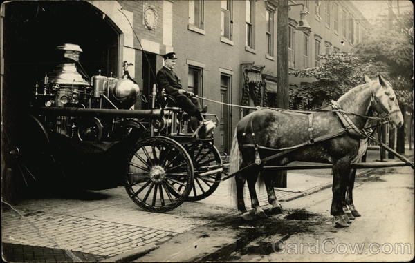 Horse Drawn Fire Engine Harrisburg Pennsylvania