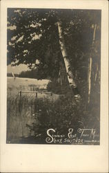 Lake Solitude East Tawas, MI Postcard Postcard