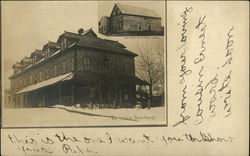 The first bunk house and the present bunk house The first bunk house and the present bunk house