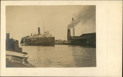 View of Port Alpena, MI Postcard Postcard